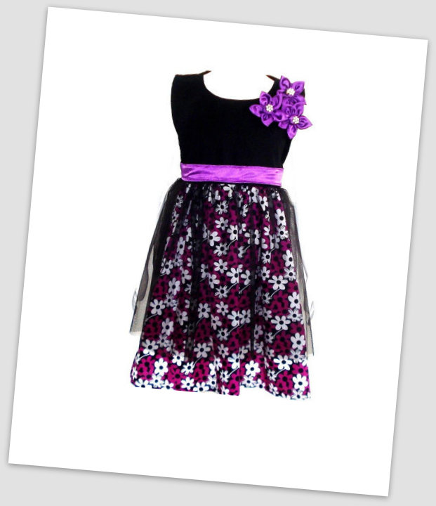 Princess Party Dress Sewing Pattern, 2 years to 10 years of Age