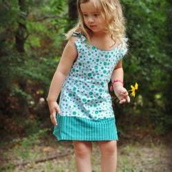 Allison Reversible  Girls Dress  Pdf Sewing Pattern